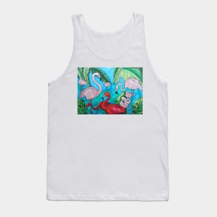 Flamingos Tank Top